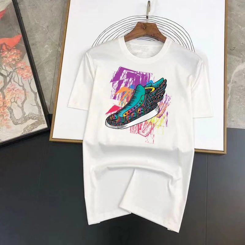 Мъжка тениска Sneakers - SatModa https://satmoda.com/products/мъжка-тениска-sneakers Модерна мъжка тениска с обло деколте и свободна кройка. Материята на тениската е изключително мека и осигурява максимален комфорт през летните дни. Съчетава...