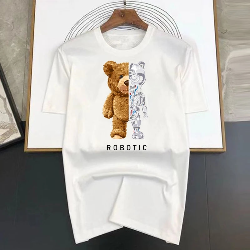Мъжка тениска Robotic - SatModa https://satmoda.com/products/мъжка-тениска-robotic Модерна мъжка тениска с обло деколте и свободна кройка. Материята на тениската е изключително мека и осигурява максимален комфорт през летните дни. Съчетава...