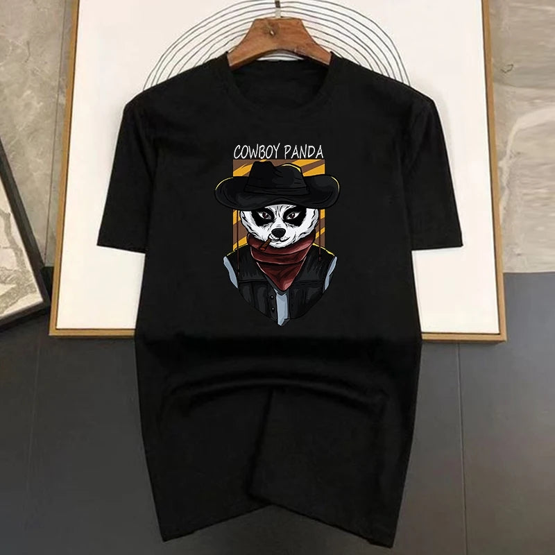 Мъжка тениска Cowboy Panda - SatModa https://satmoda.com/products/мъжка-тениска-cowboy-panda Модерна мъжка тениска с обло деколте и свободна кройка. Материята на тениската е изключително мека и осигурява максимален комфорт през летните дни. Съчетава...