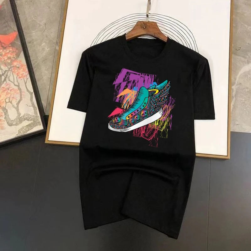 Мъжка тениска Sneakers - SatModa https://satmoda.com/products/мъжка-тениска-sneakers Модерна мъжка тениска с обло деколте и свободна кройка. Материята на тениската е изключително мека и осигурява максимален комфорт през летните дни. Съчетава...