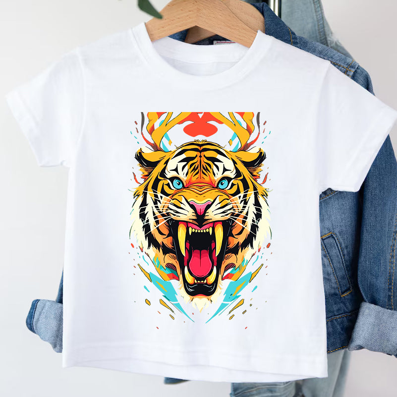 SatModa SatModa https://satmoda.com › products › детска-тениска-colored-tiger Детска тениска Colored Tiger / SatModa Детска тениска със забавен принт за всяко малко приключение. Мека и дишаща, за комфорт през целия ден. BGN 23.60