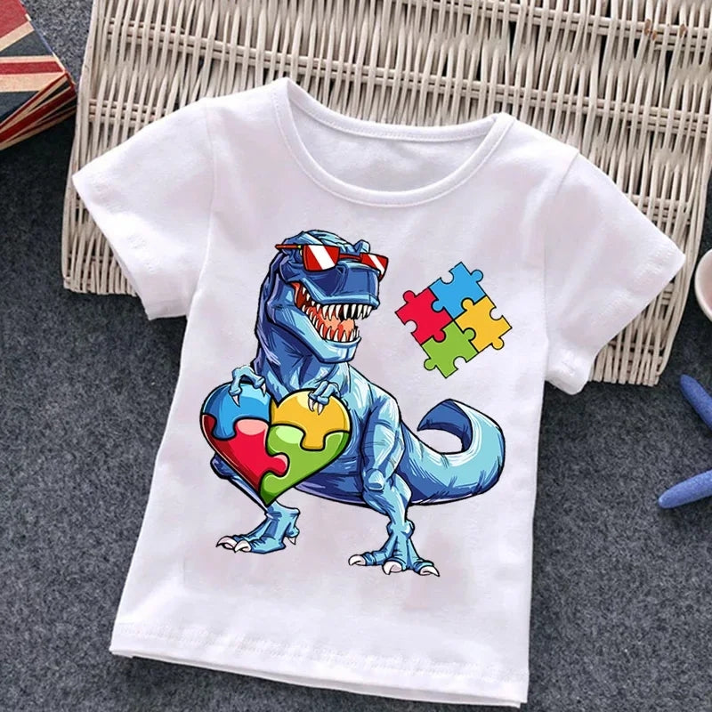 Детска тениска Dino Puzzle - SatModa https://satmoda.com/products/детска-тениска-dino-puzzle Детска тениска със забавен принт за всяко малко приключение. Мека и дишаща, за комфорт през целия ден.