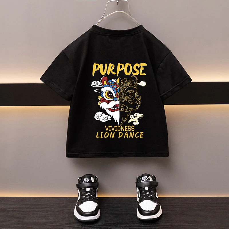 Детска тениска Vividness - SatModa https://satmoda.com/products/детска-тениска-vividness Детска тениска със забавен принт за всяко малко приключение. Мека и дишаща, за комфорт през целия ден.