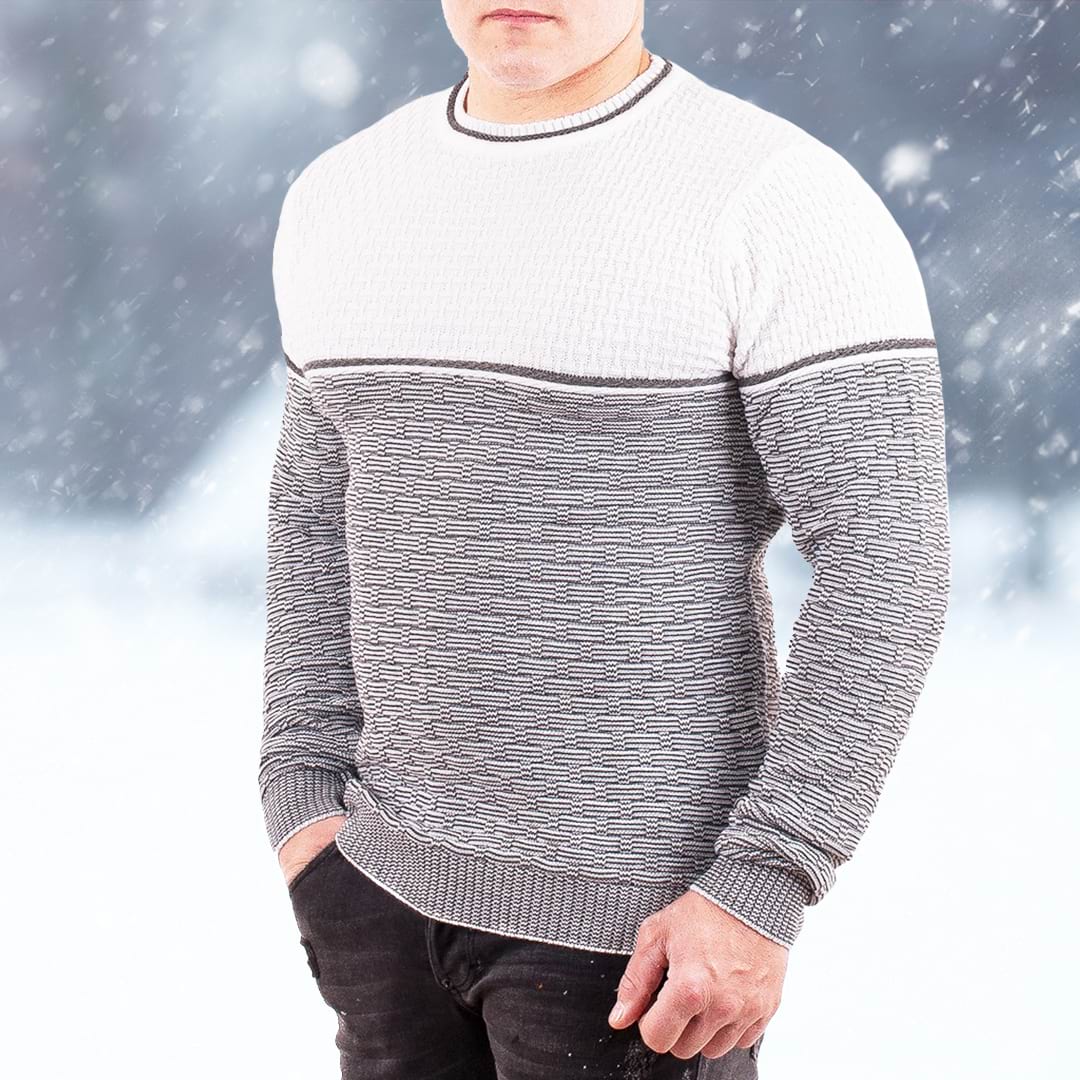 Мъжки пуловер Sando / SatModa.
Универсален мъжки пуловер от меко и еластично плетиво. Предлага комфорт и стил през по-студените месеци. Подходящ за различни поводи и стилове.
BGN 29.99