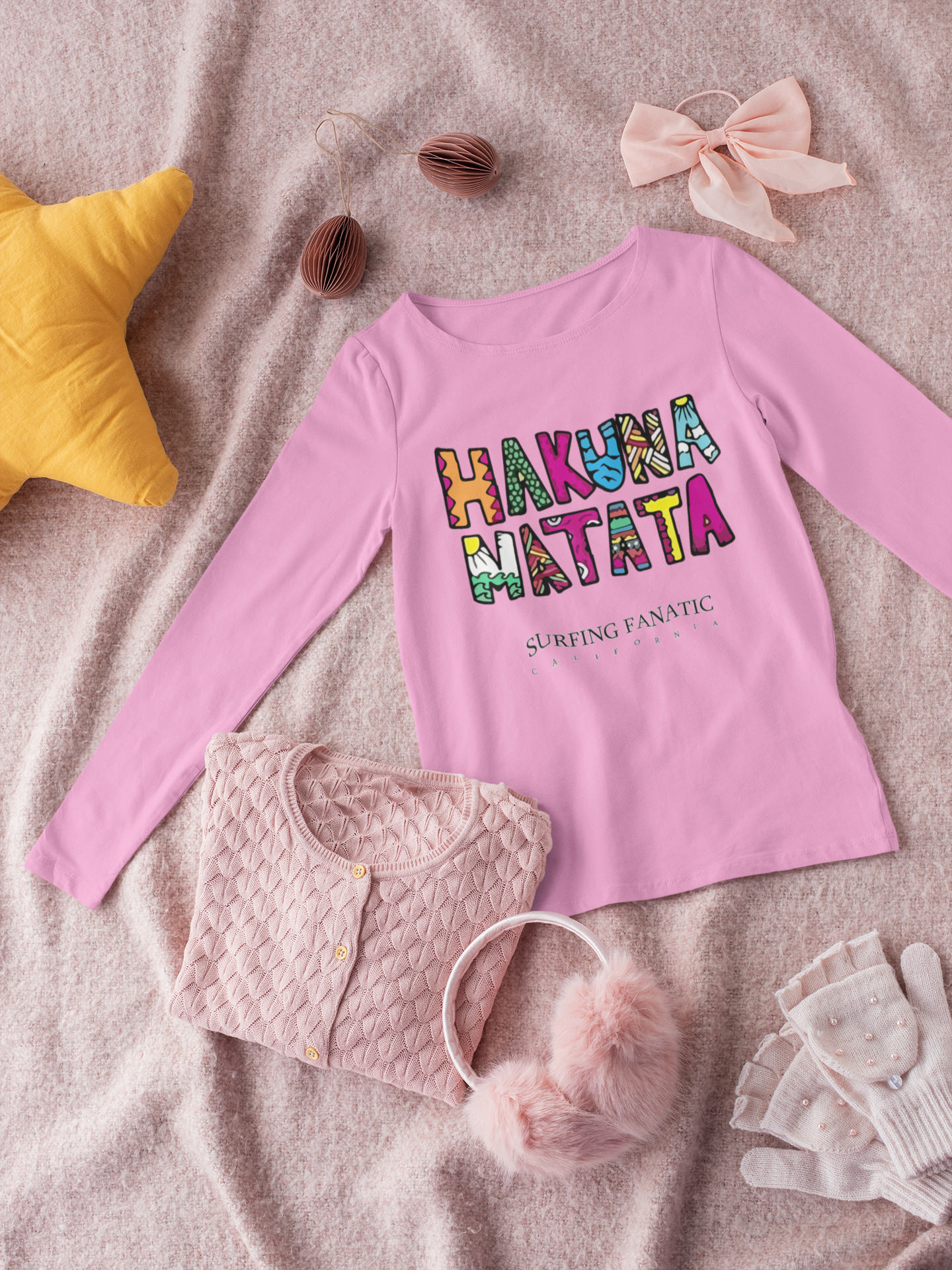 Детска блуза Hakuna Matata розова | SatModa