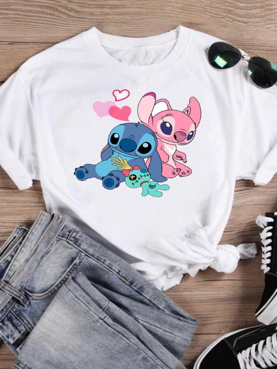 Бяла Дамска тениска Stitch rest https://satmoda.com/products/дамска-тениска-stitch-rest Бялата дамска тениска, изработена от 100% памук, представлява стилна и удобна дреха за жени. Тениската е изработена от висококачествен материал, който...