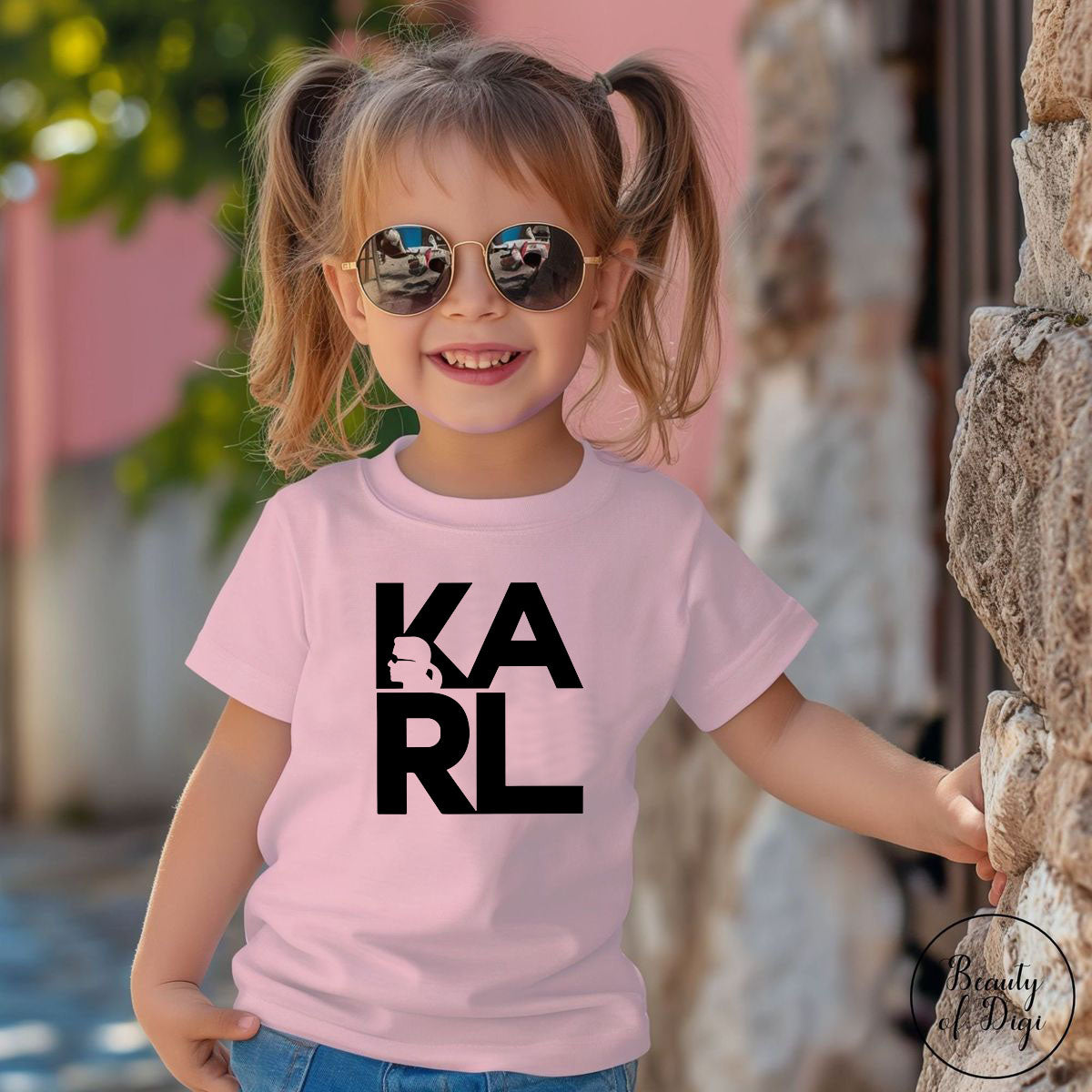 Детска тениска Karl Head