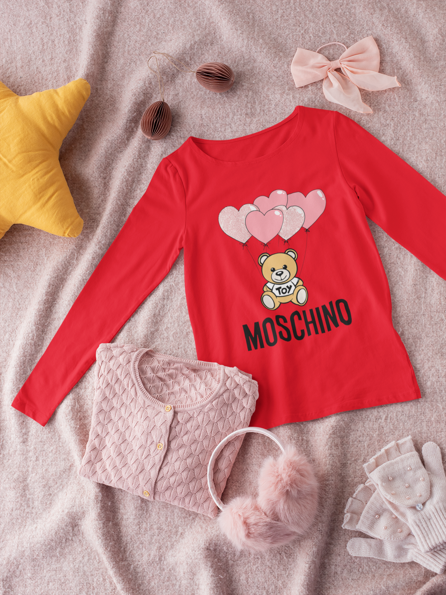 Детска блуза Moschino Baloons / SatModa.
Мека памучна блуза за деца, идеална за всекидневна употреба. Дишаща, хипоалергенна и удобна. Доставка в цялата страна. Размери 3-12 г. Пастелни цветове.
BGN 26.60