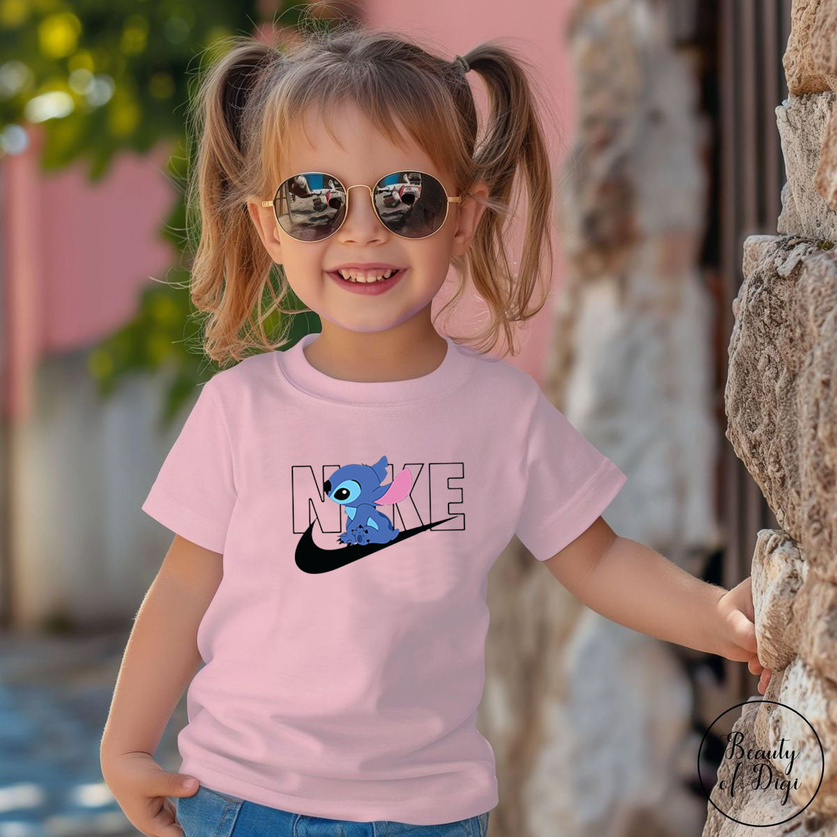 Детска тениска N*Stich Surf