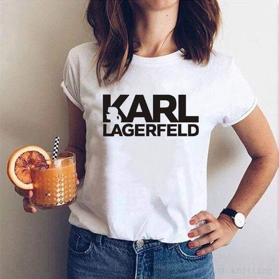 Дамска тениска Karl Lagerfeld-SatModa-Памук
