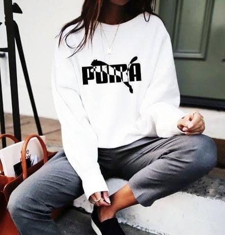 Дамска блуза Puma в пет цвята https://satmoda.com/products/дамска-блуза-puma-dtg Блуза с обло деколте и свободна кройка. Материята на блузата е изключително мека и приятна. Осигурява максимален комфорт и топлина през зимните дни. 100% памук