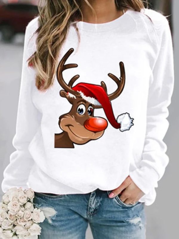 Дамска блуза Happy Deer -SatModa https://satmoda.com/products/дамска-коледна-блуза-happy-deer Коледна дамска блуза с обло деколте и свободна кройка. Материята на блузата е изключително мека и приятна. Осигурява максимален комфорт и топлина през зимните дни.