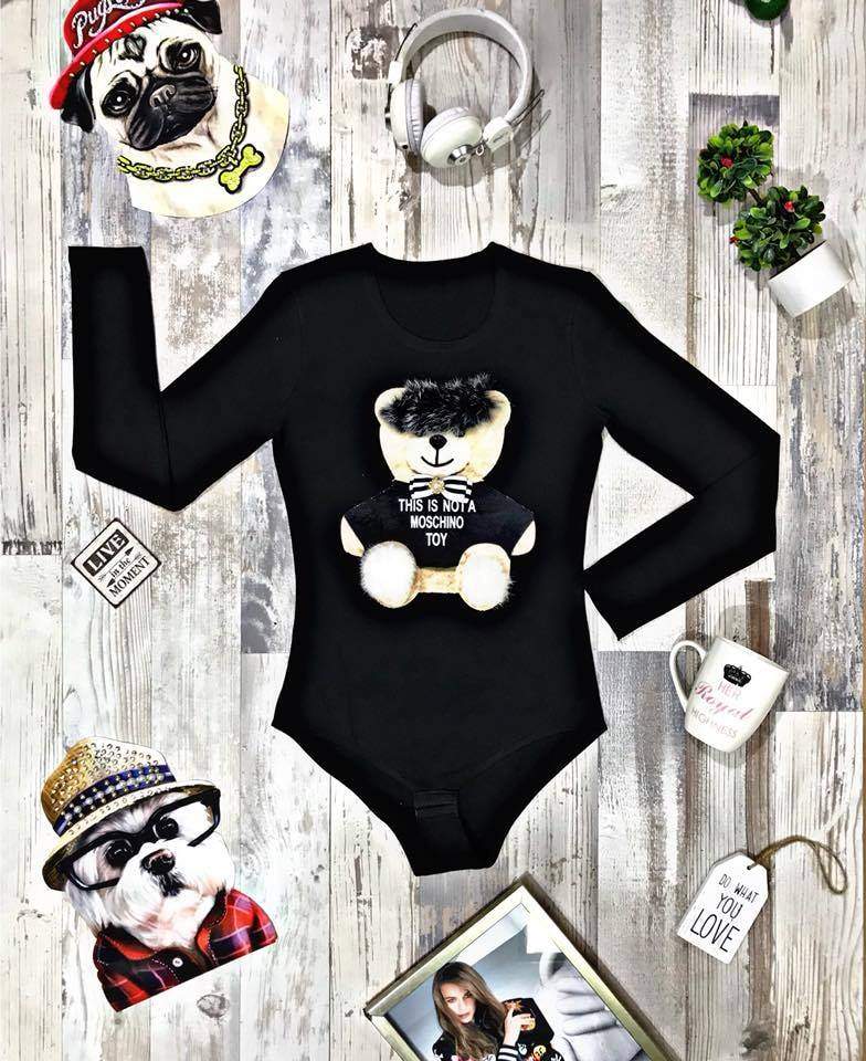 Дамско боди Bear baby https://satmoda.com/products/дамско-боди-с-дълъг-ръкав-bear-baby Топло и комфортно дамско боди - бикина с дълъг ръкав. Изработено от висококачествен 92% пениран памук и 8% ликра, което дава допълнителна мекота и еластичност. Закопчалката е с три малки кукички.СЪСТАВ:92% памук. 8% ликра.