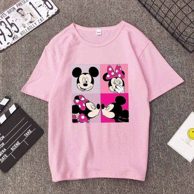 Дамска тениска Minnie Mouse https://satmoda.com/products/дамска-тениска-minnie-mouse Дамска Тениска с обло деколте и свободна кройка. Съчетава се добре с елегантно, спортно-елегантно и ежедневно облекло. Тениската е изработена от 100% памук
