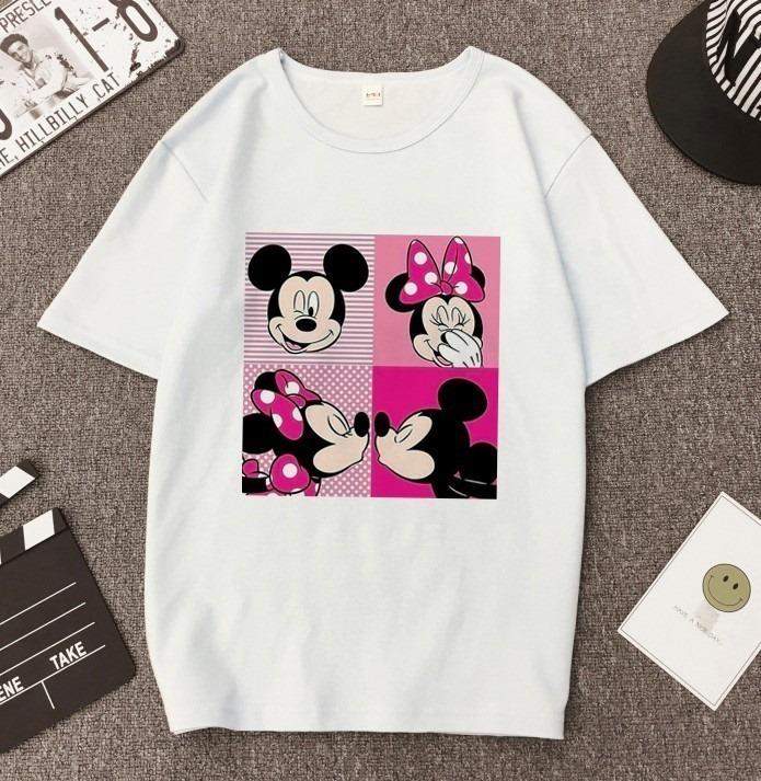 Дамска тениска Minnie Mouse https://satmoda.com/products/дамска-тениска-minnie-mouse Дамска Тениска с обло деколте и свободна кройка. Съчетава се добре с елегантно, спортно-елегантно и ежедневно облекло. Тениската е изработена от 100% памук