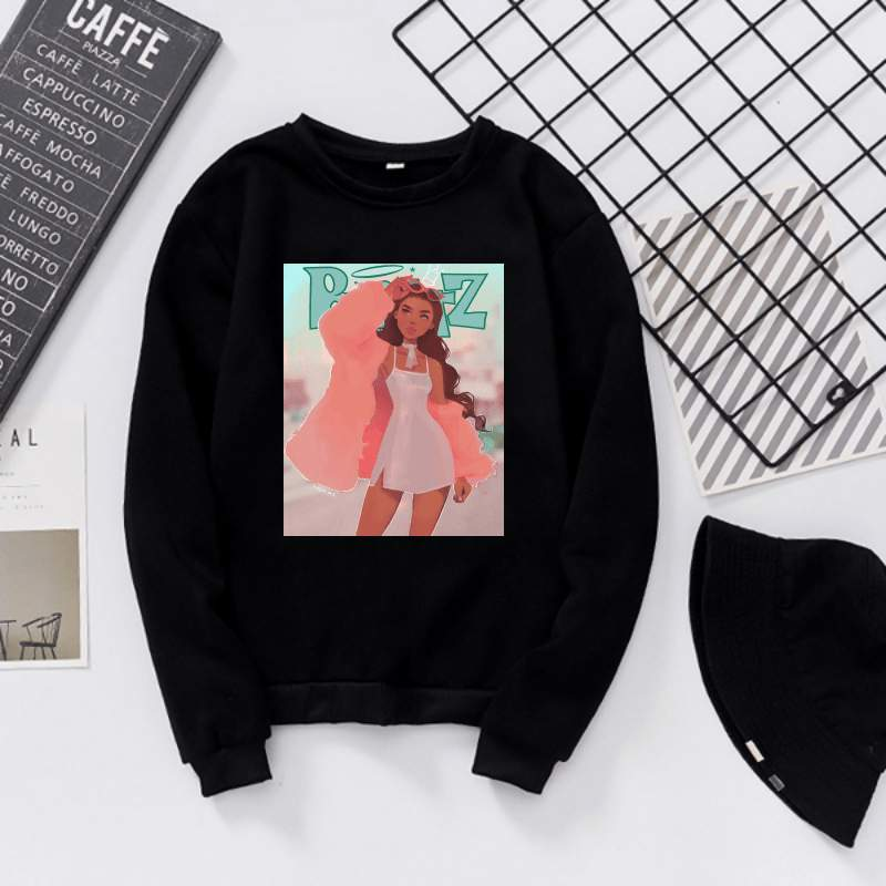 Дамска блуза Bratz grey dtg https://satmoda.com/products/bratz-ефектна-дамска-блуза Модерна дамска блуза с щампаБлуза с обло деколте и свободна кройка. Материята на блузата е изключително мека и приятна. Осигурява максимален комфорт и топлина през зимните дни.100% памук