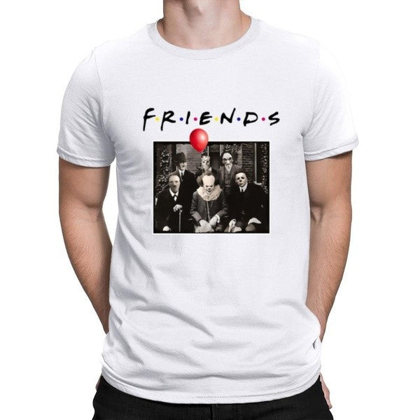 Мъжка Тениска Scary Friends - SatModa https://satmoda.com/products/мъжка-тениска-scary-friends Мъжка тениска с обло деколте и свободна кройка.Тениската е изработена от100% памук