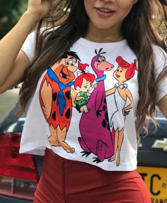 Кроп Топ The Flintstones - SatModa... https://satmoda.com/products/кроп-топ-the-flintstones Кроп Топ тениска с обло деколте и свободна кройка. Материята на тениските е изключително мека и осигурява максимален комфорт през летните дни. 100% памук.