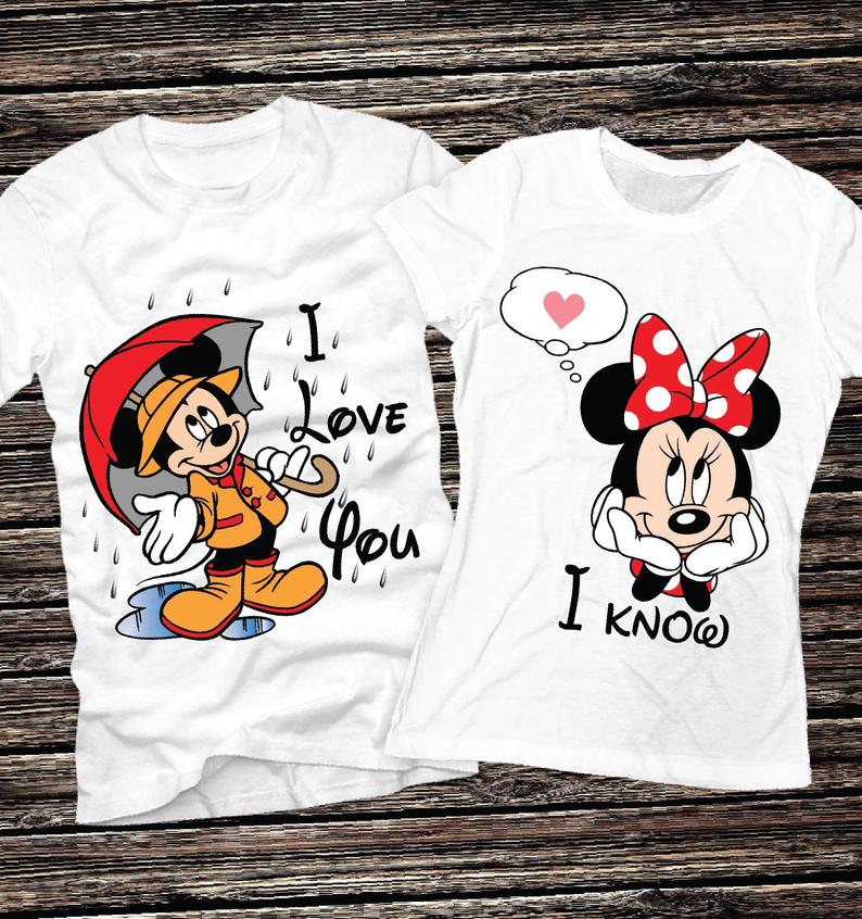 Тениски за двойки I Love You*Mickey https://satmoda.com/products/тениски-за-двойки-i-love-you-mickey Тениски с обло деколте и свободна кройка. Материята на тениските е изключително мека и осигурява максимален комфорт през летните дни.100% памук