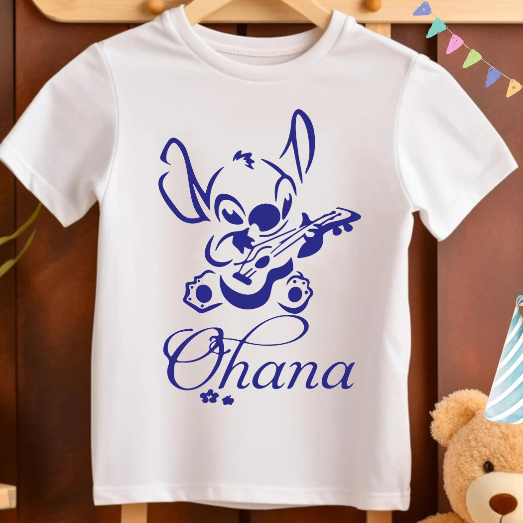 SatModa  SatModa  https://satmoda.com › products › детска-тениска-stitch-ohana-sing  Детска тениска Stitch Ohana Sing  Детска тениска със забавен принт за всяко малко приключение. Мека и дишаща, за комфорт през целия ден.  BGN 23.60