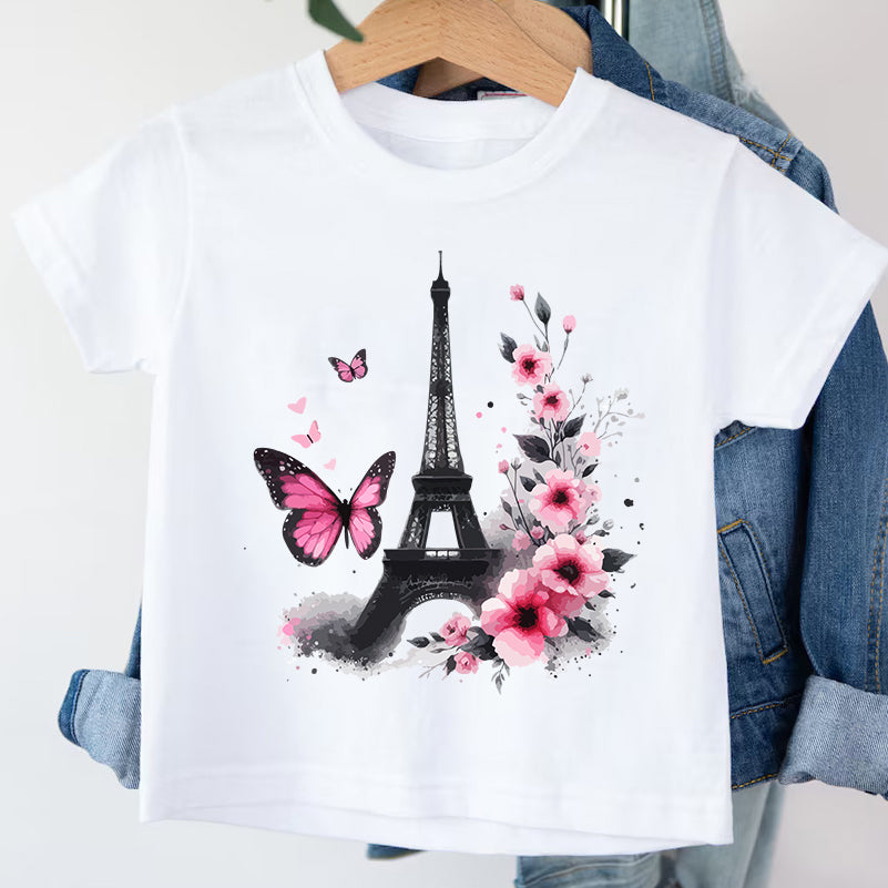 SatModa  SatModa  https://satmoda.com › products › детска-тениска-paris-butterfly  Детска тениска Paris Butterfly / SatModa  Детска тениска със забавен принт за всяко малко приключение. Мека и дишаща, за комфорт през целия ден.  BGN 23.60