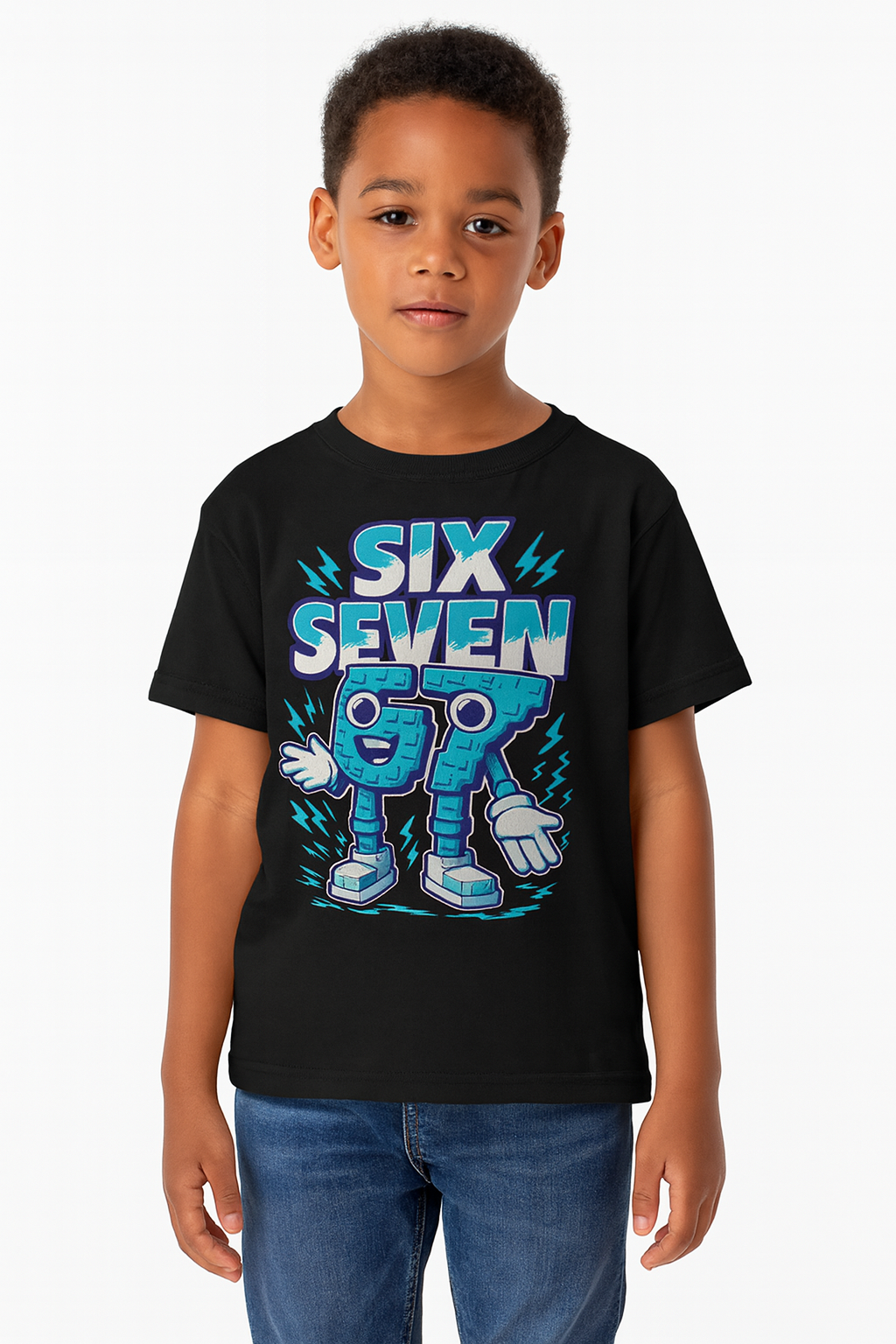 Детска тениска Six Seven Roblox / SatModa.

Детска тениска със забавен принт за всяко малко приключение. Мека и дишаща, за комфорт през целия ден.

BGN 23.90