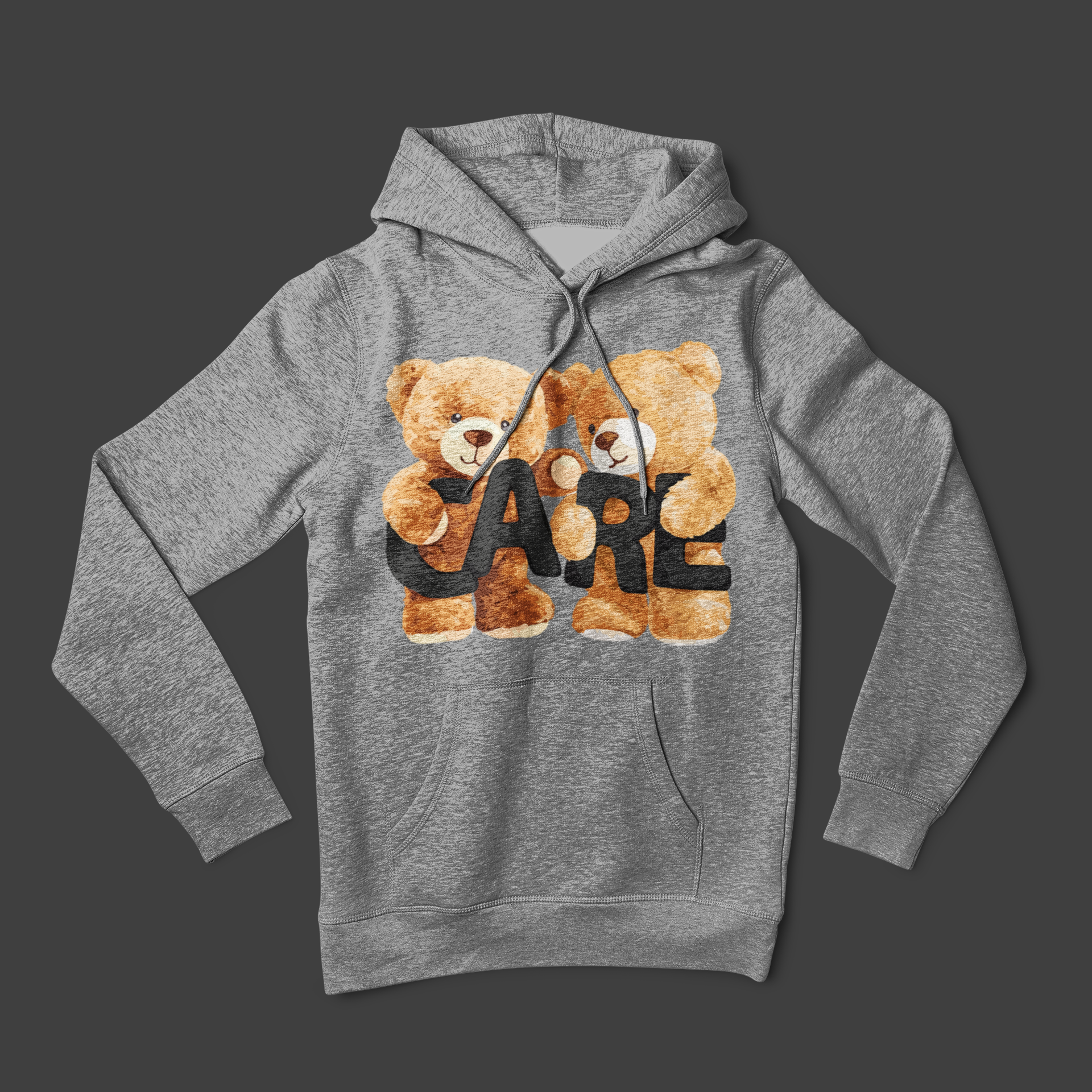 Детски Суичър Care - Сив1