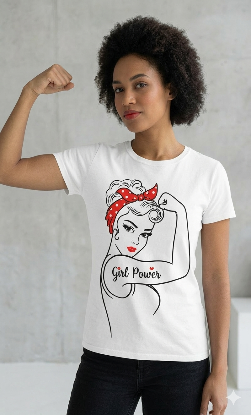Дамска тениска Girl Power / SatModa.

Дамска тениска със стилен дизайн и висококачествени материали. Отличен избор за ежедневието и спорт. Подходяща за разнообразни поводи и комбинации.

€12.80 EUR