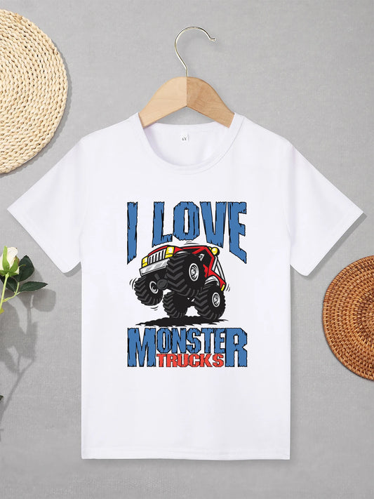 Детска тениска Monster Truck - SatModa.  https://satmoda.com/products/детска-тениска-monster-truck  Детска тениска със забавен принт за всяко малко приключение. Мека и дишаща, за комфорт през целия ден.