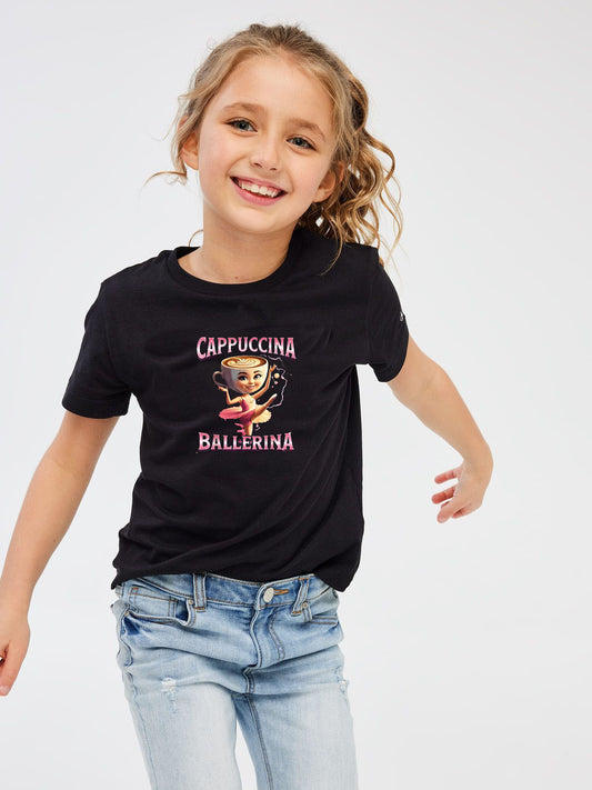 Детска тениска Balerina Cappuccina Dance

Детска тениска със забавен принт за всяко малко приключение. Мека и дишаща, за комфорт през целия ден.

BGN 23.90