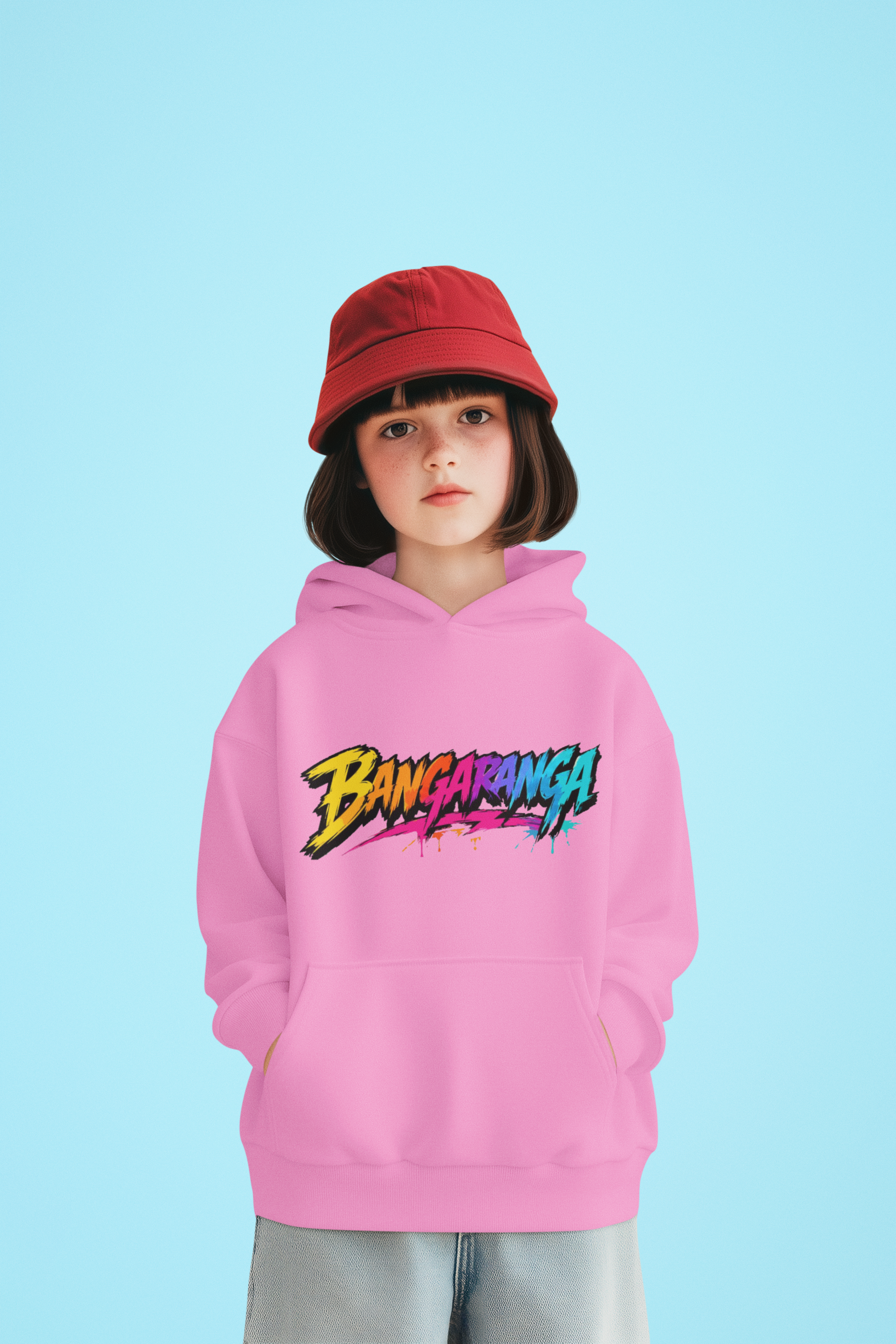 
Детски суичър Bangaranga — Розово

