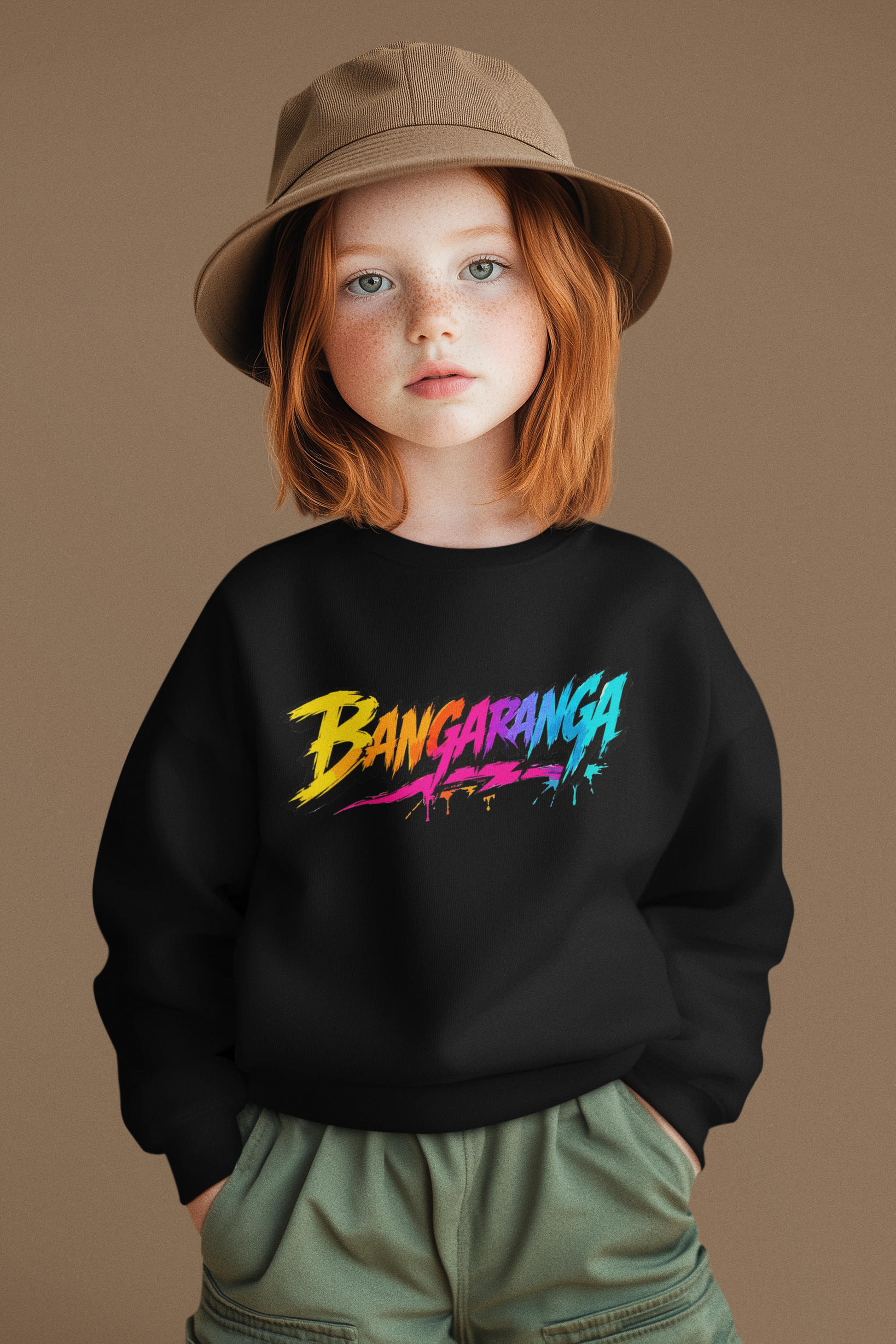 Ватирана Детска Блуза Bangaranga  - Черна