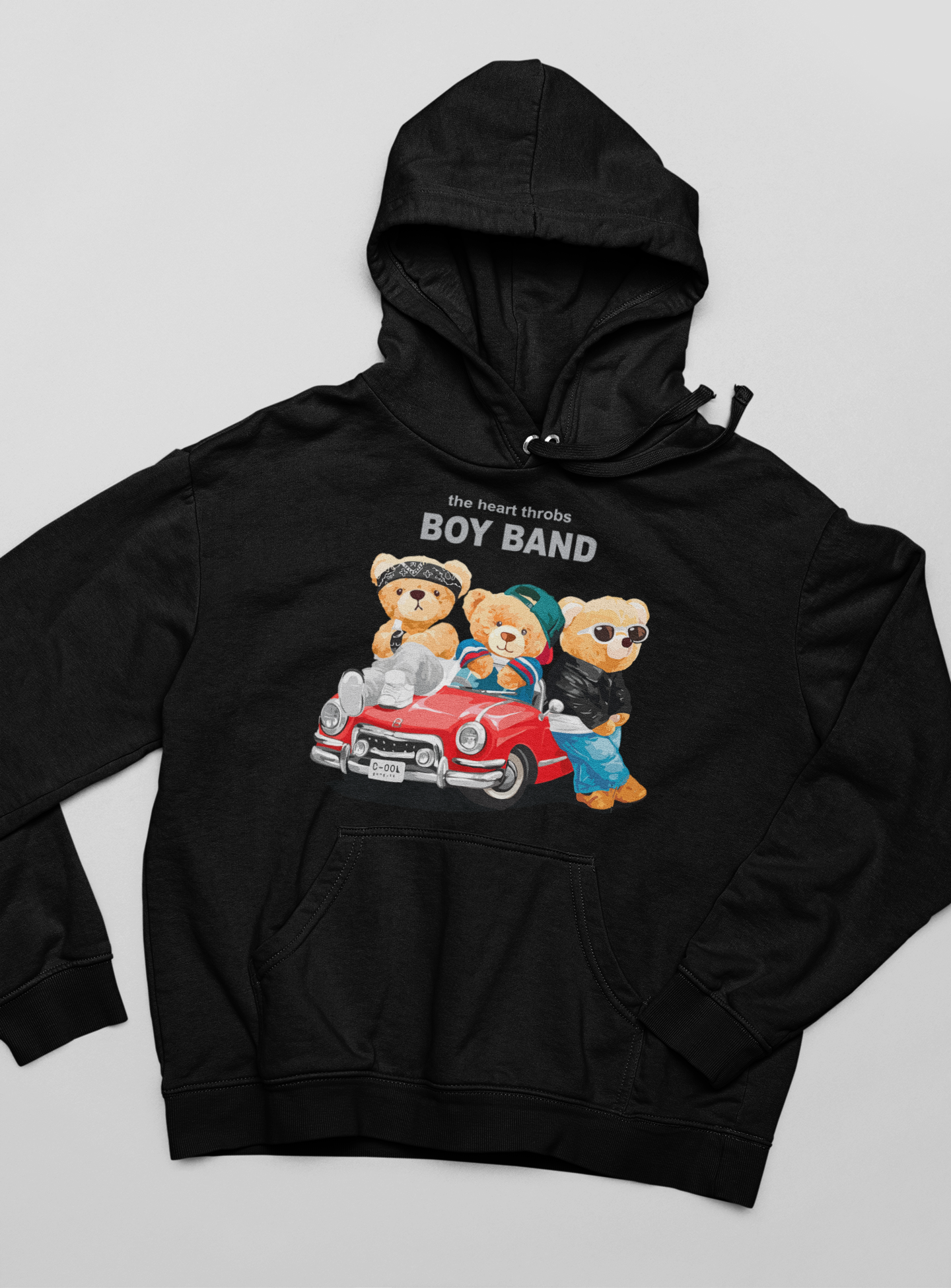 Детски Суичър Boy Band - Черен