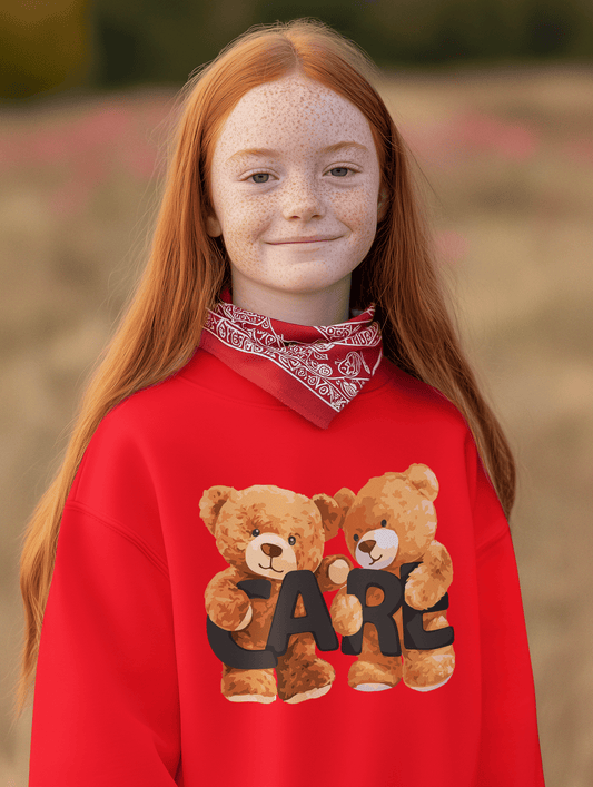 Ватирана Детска Блуза Care - Червена