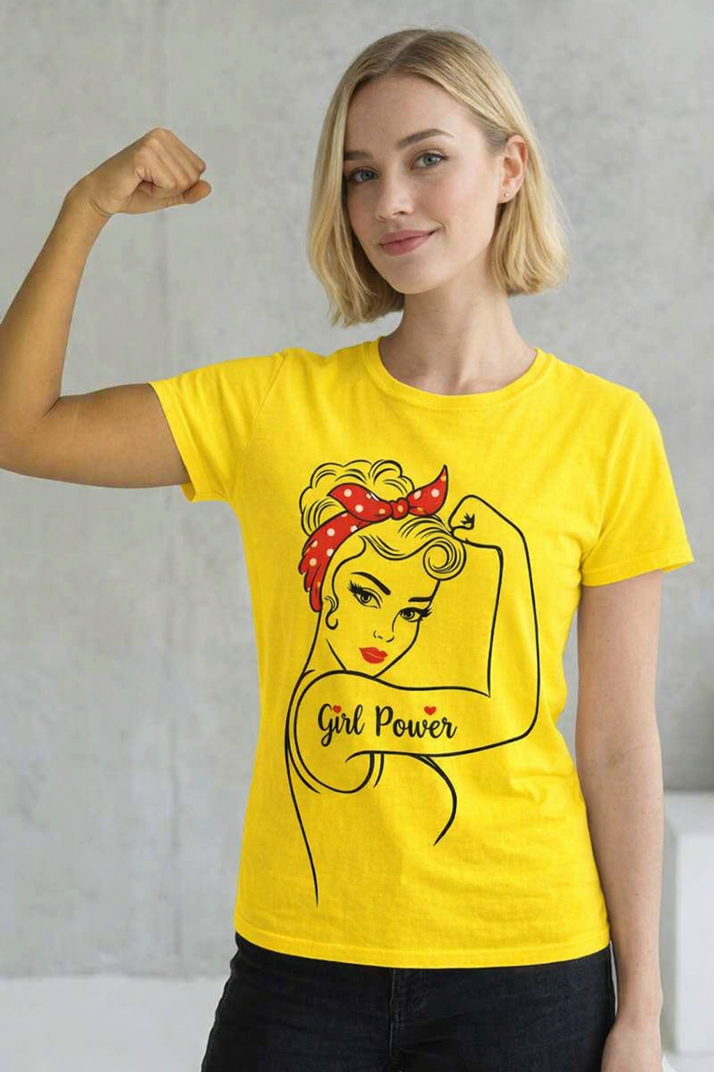 Дамска тениска Girl Power / SatModa.

Дамска тениска със стилен дизайн и висококачествени материали. Отличен избор за ежедневието и спорт. Подходяща за разнообразни поводи и комбинации.

€12.80 EUR