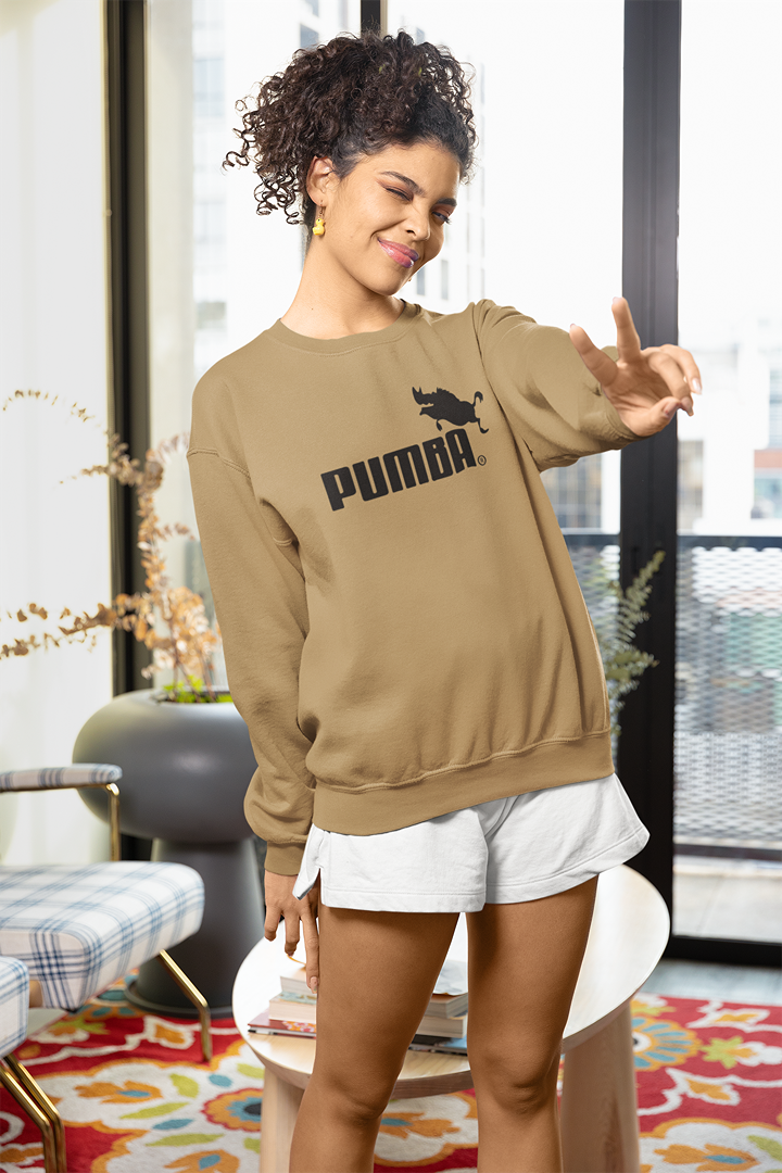 Дамска блуза Pumba бежова — 100% памук, размери XS–XXL | SatModa