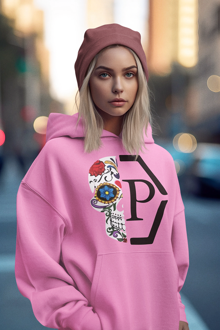 Дамски суичър F.P розов — 100% памук, размери S–L | SatModa