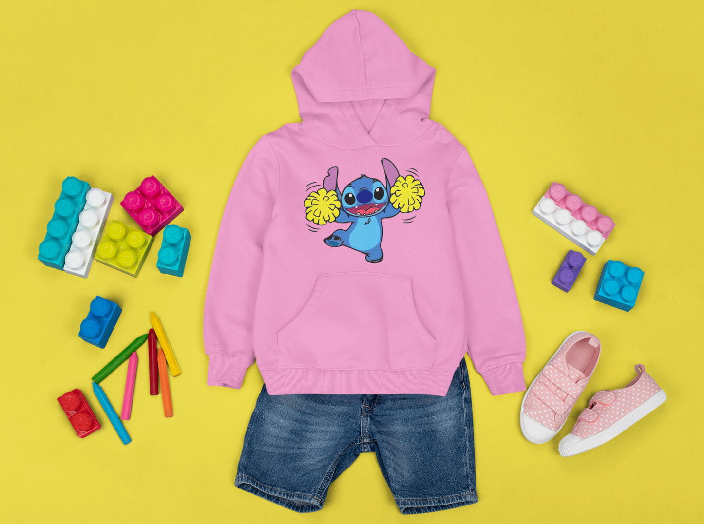 Детски Суичър Dancing Stitch - Розово