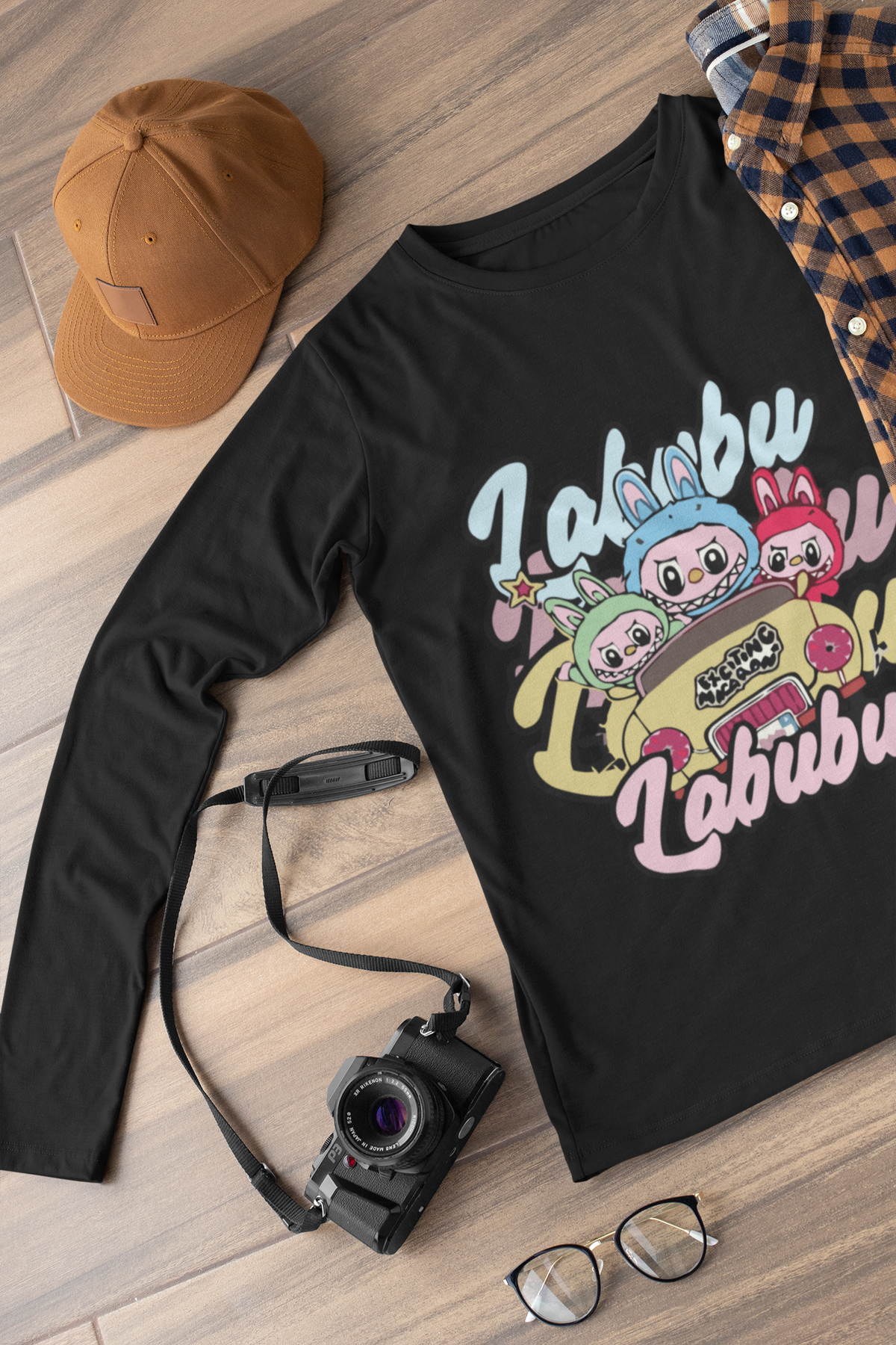 Детска блуза Exciting Labubu черна | SatModa
