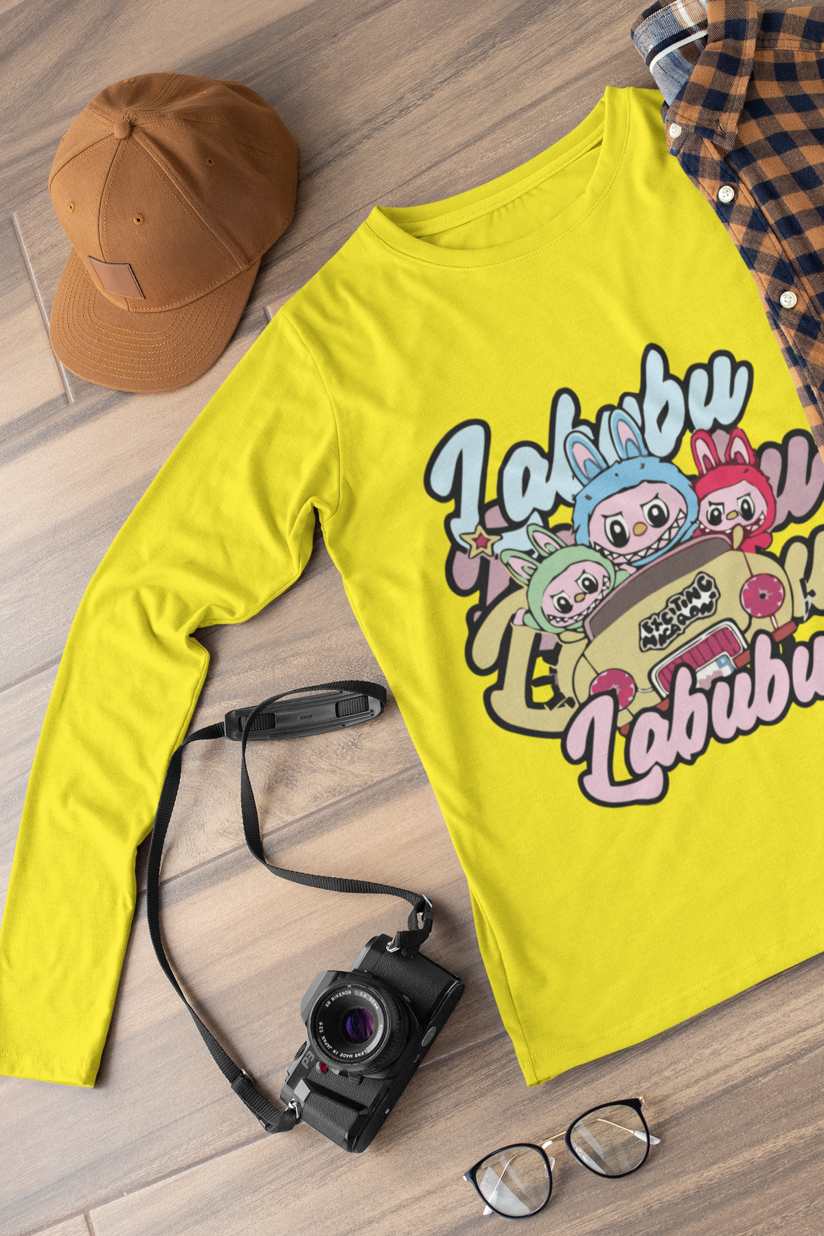 Детска блуза Exciting Labubu жълта | SatModa

