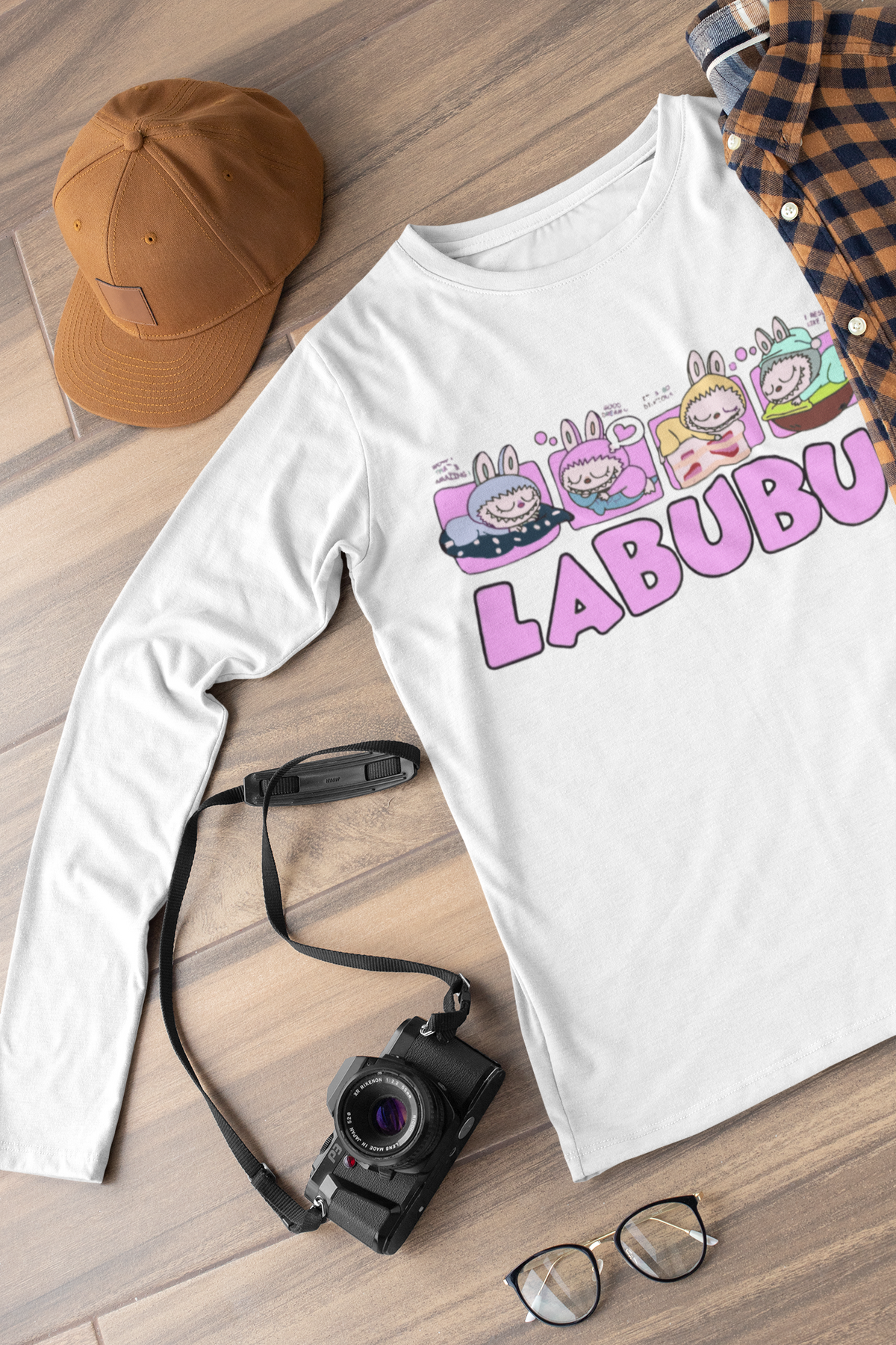 Детска блуза Labubu бяла | SatModa
