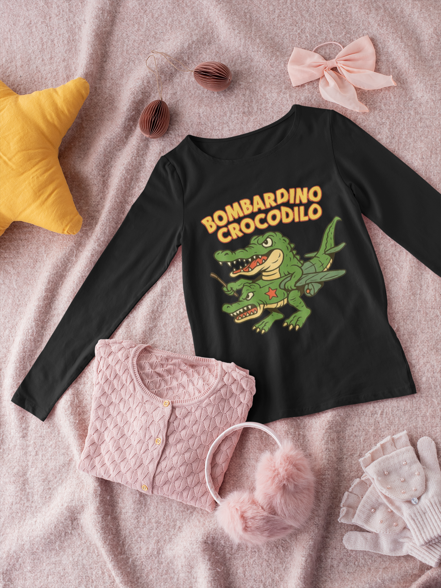 Детска блуза Bombardino — черна, 100% памук, размери 3-4г. до 11-12г. | SatModa
