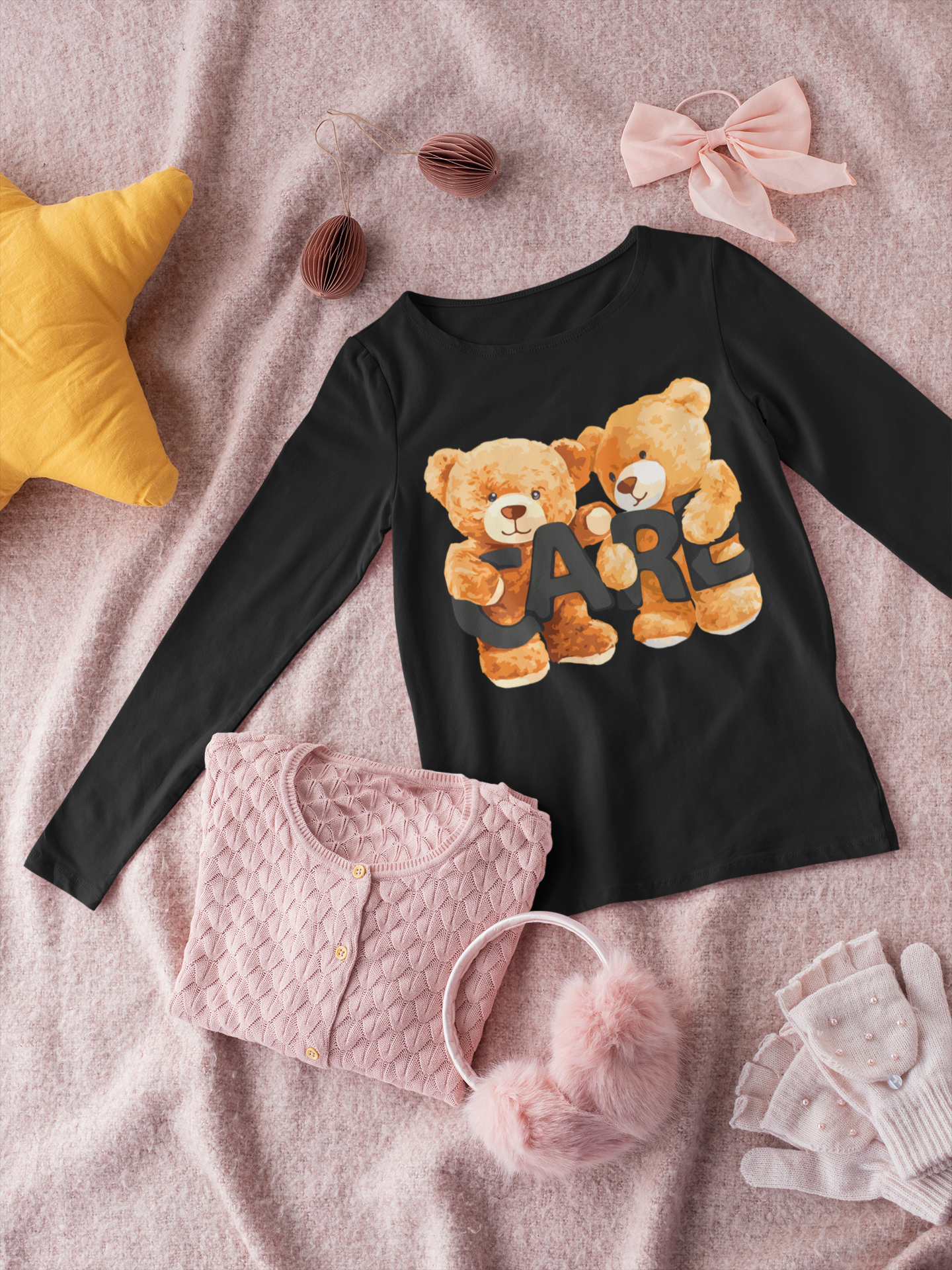 Детска блуза Care черна | SatModa
