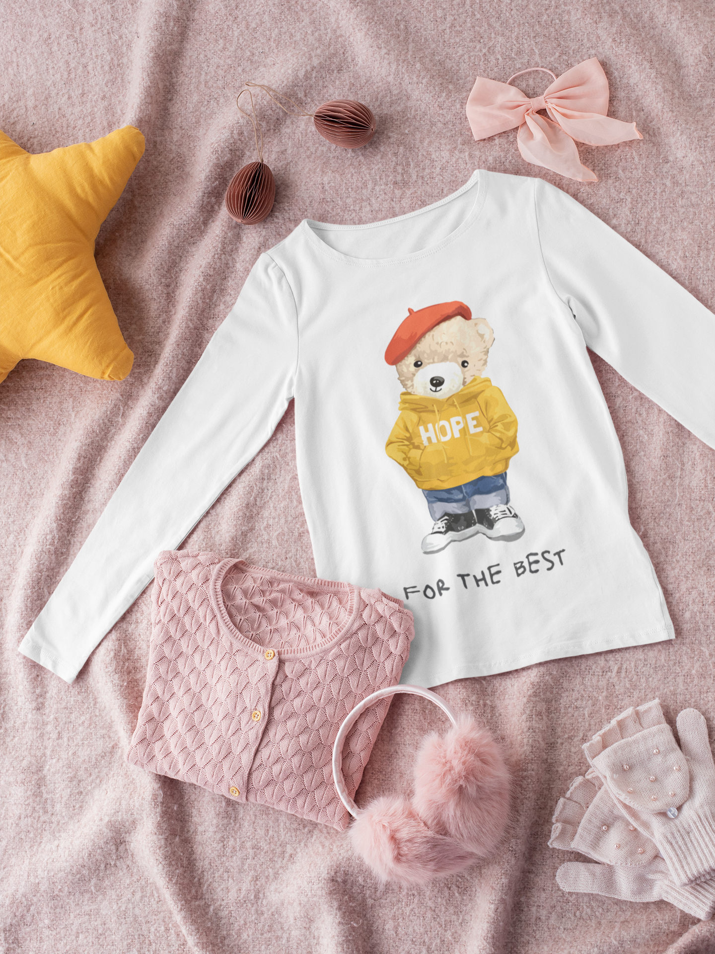 Детска блуза For The Best бяла | SatModa
