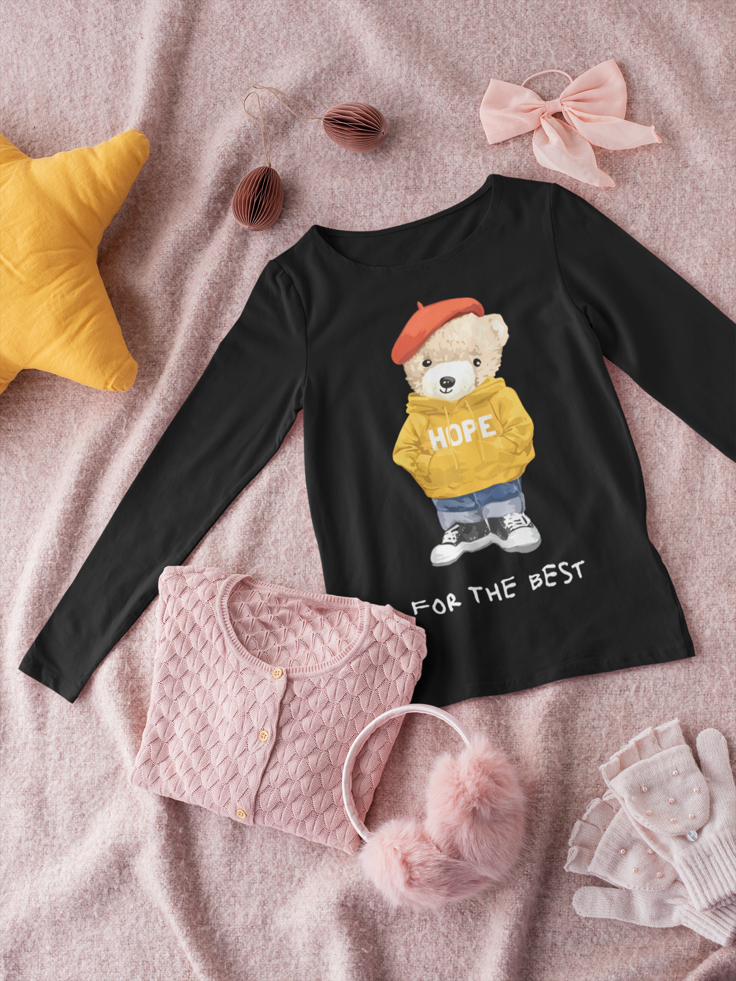 Детска блуза For The Best черна | SatModa
