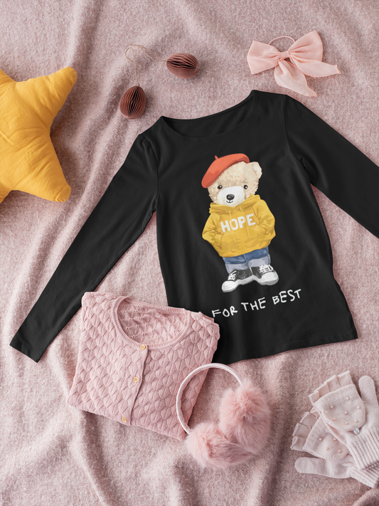 Детска блуза For The Best черна | SatModa
