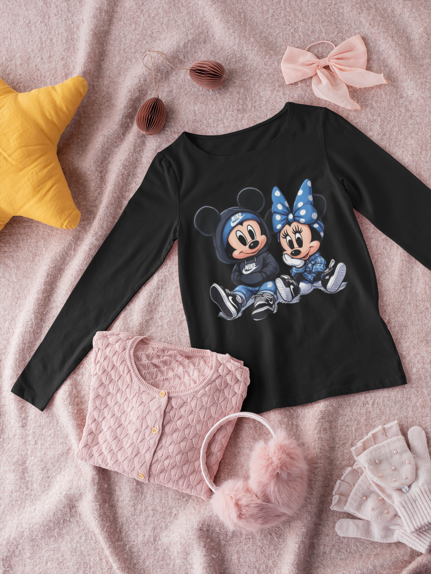 Детска блуза Mickey Cool — черна, 100% памук, размери 3-4г. до 11-12г. | SatModa
