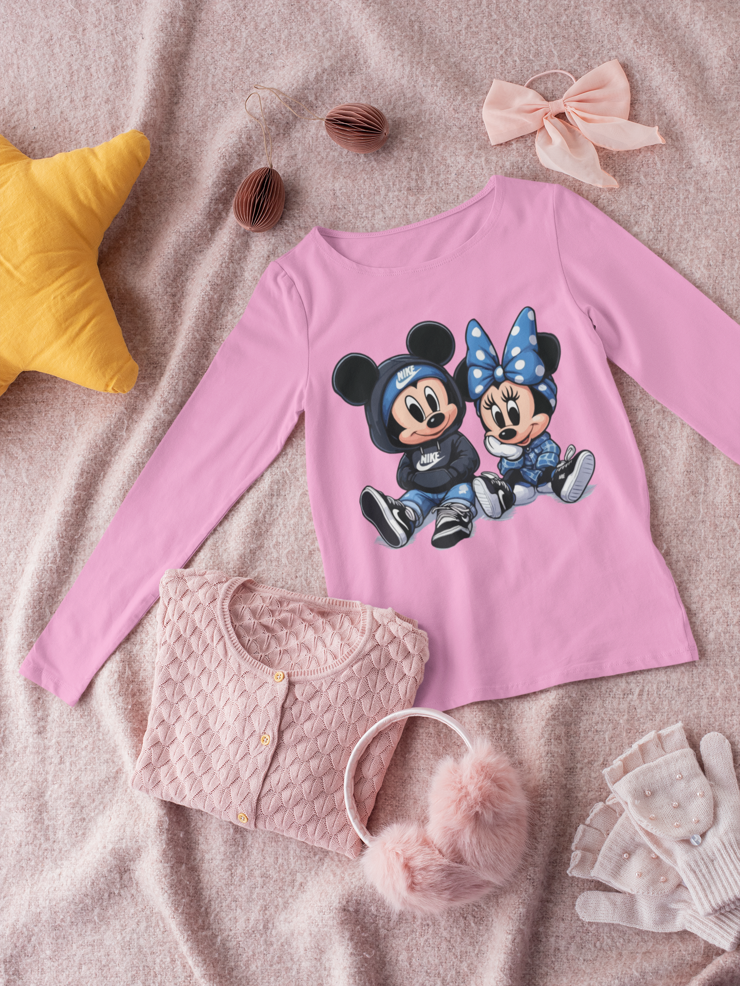 Детска блуза Mickey Cool — розова, 100% памук, размери 3-4г. до 11-12г. | SatModa

