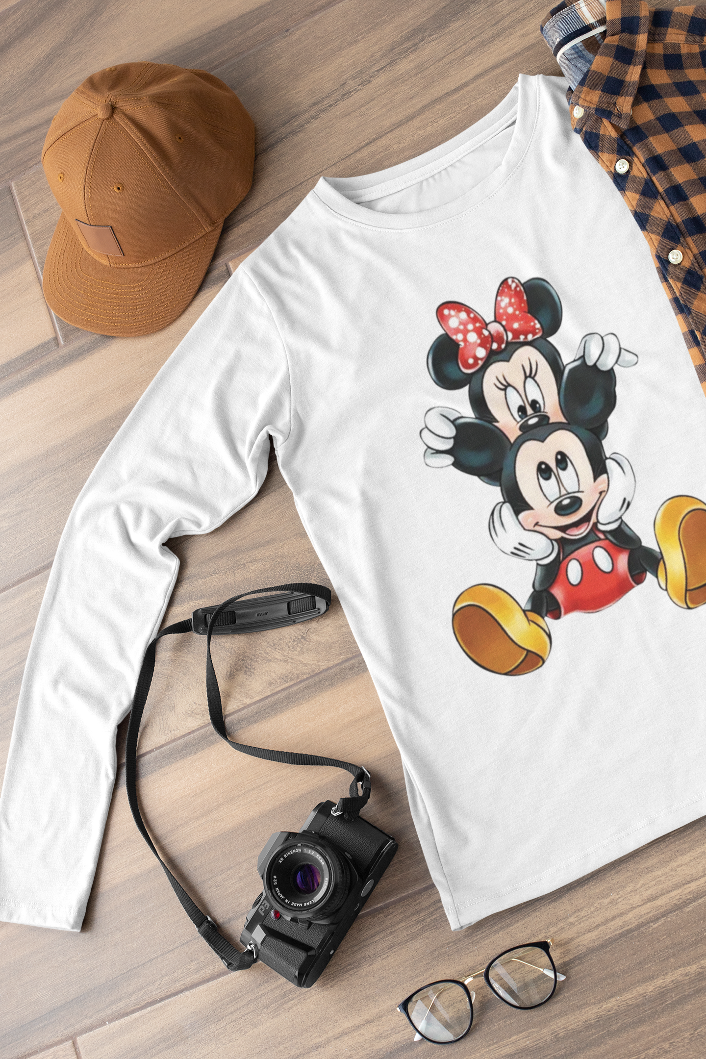 Детска блуза Mickey Naoght — бяла, 100% памук, размери 3-4г. до 11-12г. | SatModa
