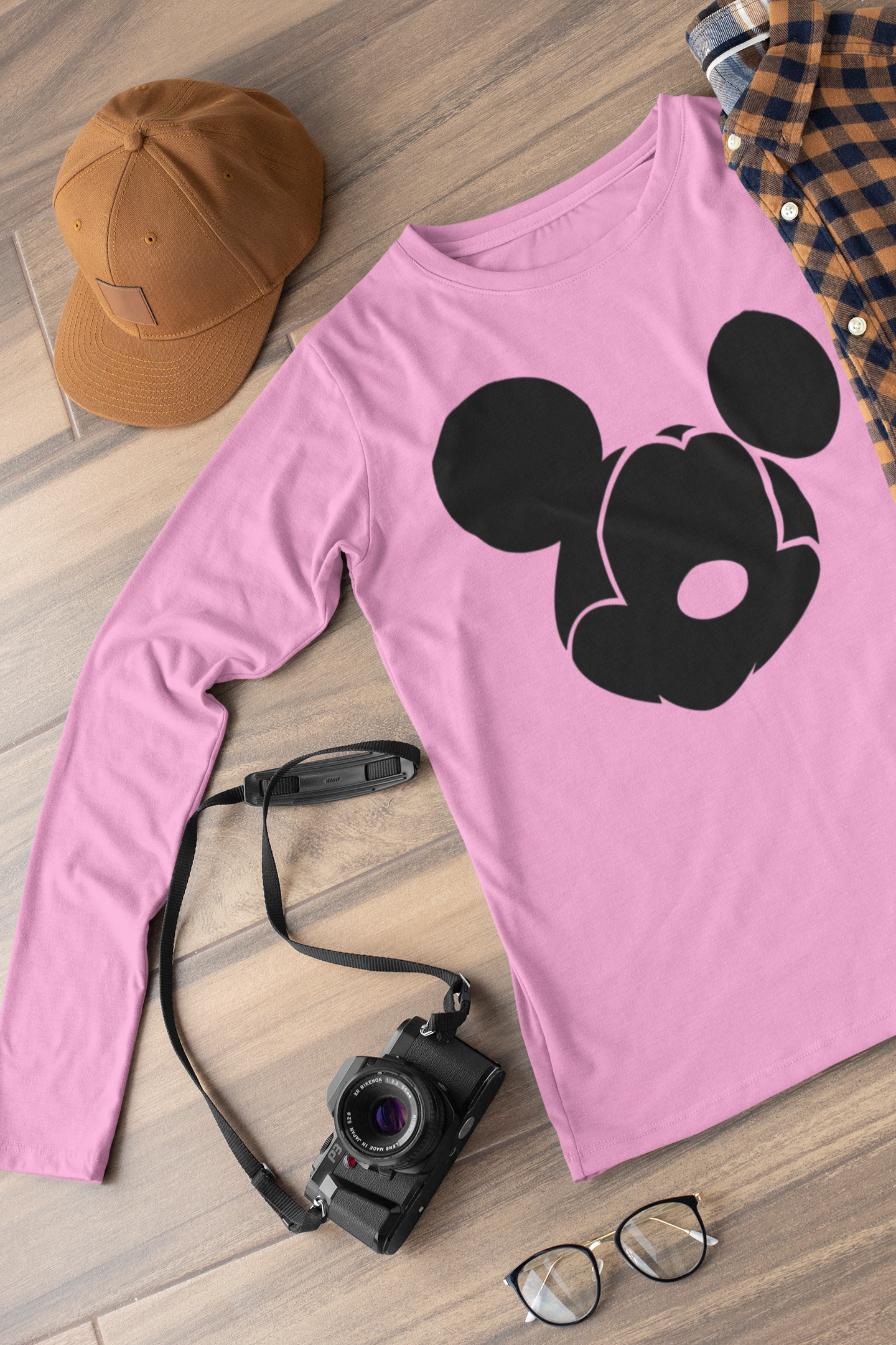 Детска блуза Mickey Spot — розова, 100% памук, размери 3-4г. до 11-12г. | SatModa
